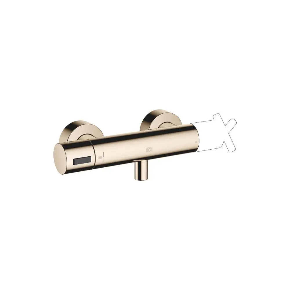 DORNBRACHT Brause-Thermostat für Wandmonatge SERIENNEUTRAL 34443979 Champagne (22kt Gold), 34443979-47 Galeriebild 1